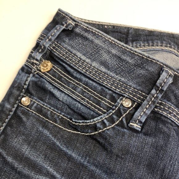 VINTAGE SILVER NOVEMBER JEGGING JEANS 26x29 ๐ - Picture 5 of 15